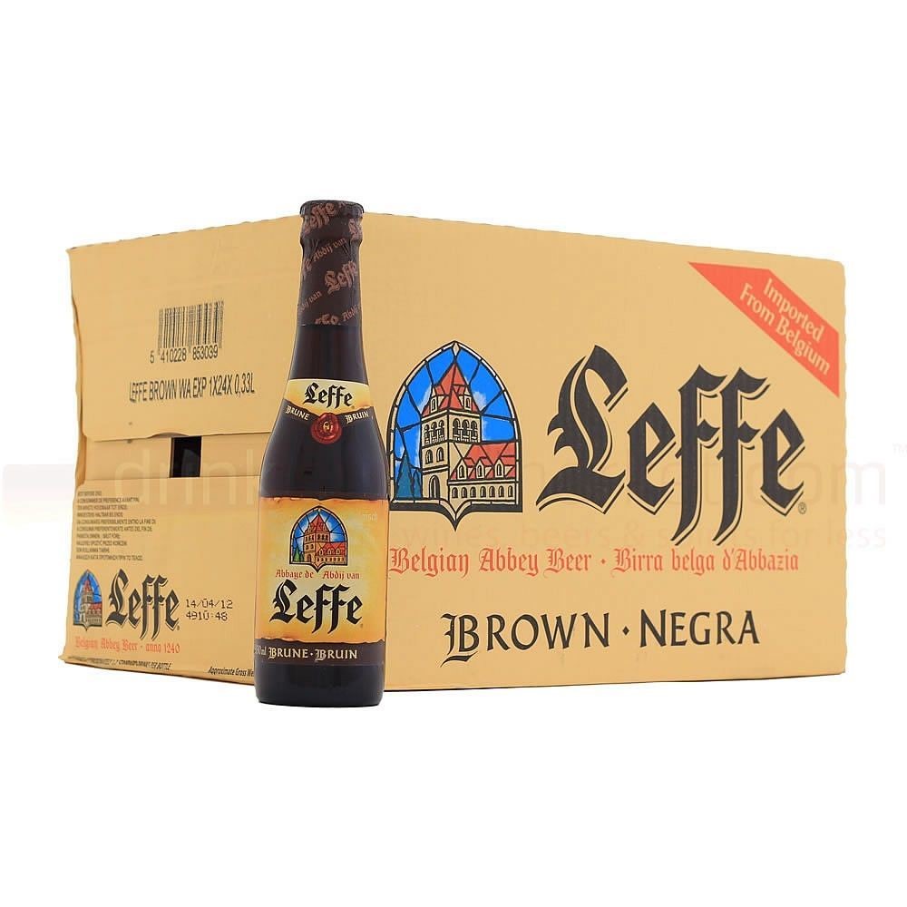 Anheuser Busch InBev Leffe Bier Brune EW