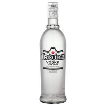 Vodka Trojka Pure Grain (weiss)